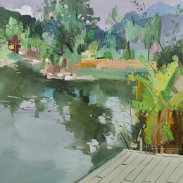 夏日山水