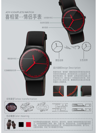 喜相望--情侣手表