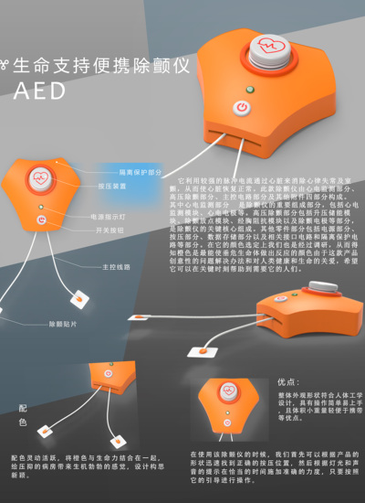 便携除颤仪