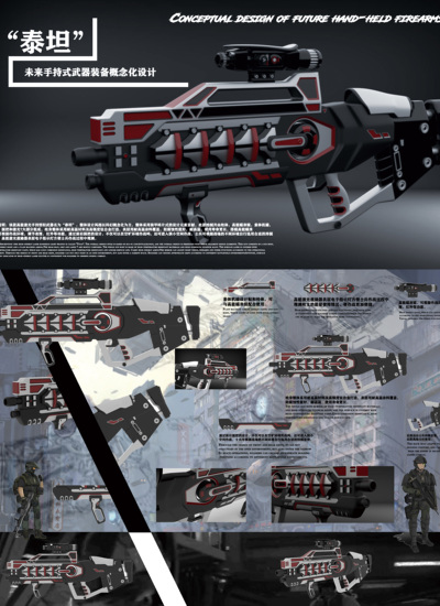 “泰坦”未来手持式武器装备概念化设计