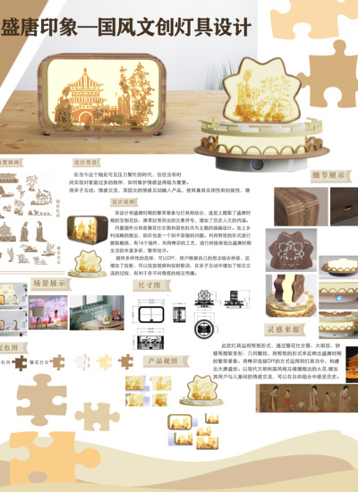 盛唐印象—国风文创灯具设计