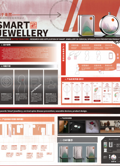 “防于未然”颈椎病预防智能首饰设计