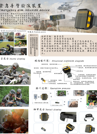 紧急手臂输液装置