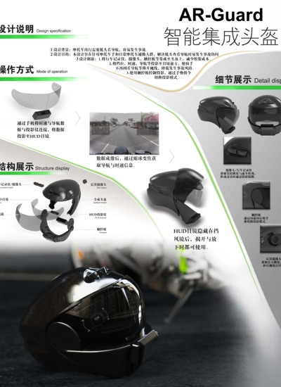 “AR-Guard”智能集成头盔