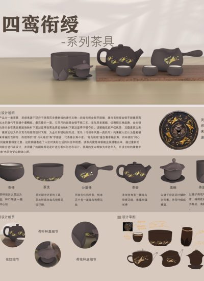 四鸾衔绶系列茶具