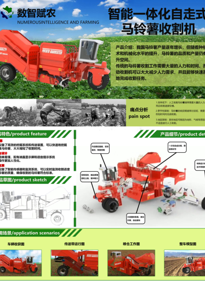 数智赋农——智能一体化自走式马铃薯收割机