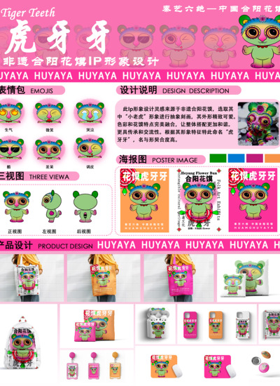 非遗合阳花馍文创IP形象设计