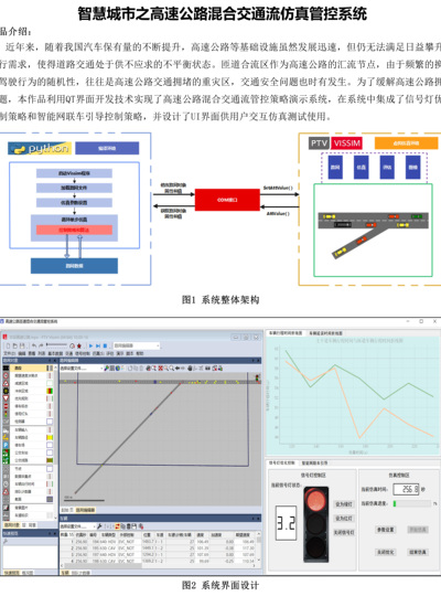 智慧城市之高速公路混合交通流仿真管控系统