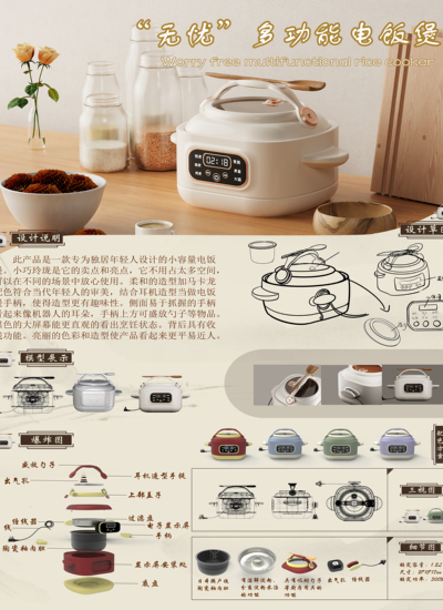 “无忧”多功能电饭煲