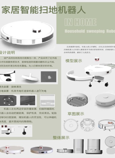 智能居家扫地机器人