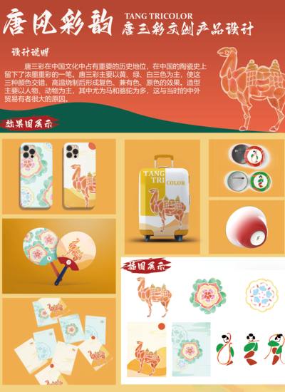 唐风彩韵--唐三彩文创产品设计