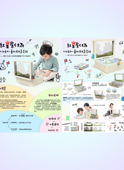 红星剧场长征系列儿童玩具皮影套组——基于红色文化研究的寓教于乐产品设计