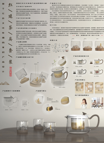 红延茶具套装——基于红色文化传播的家居产品设计