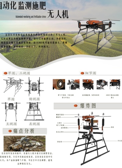 自动化检测施肥无人机
