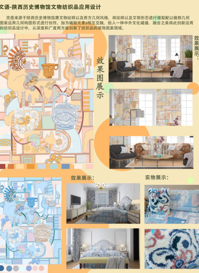 文语-陕西历史博物馆文物纺织品应用设计