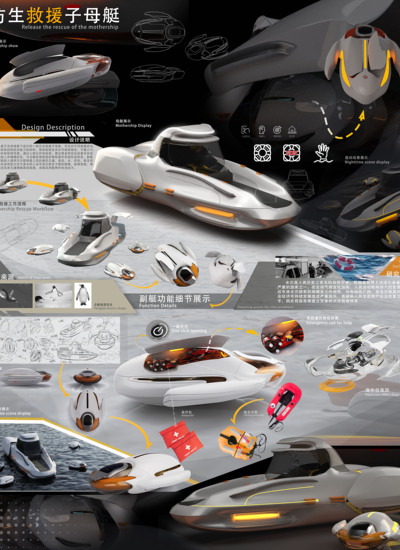 仿生救援字母艇