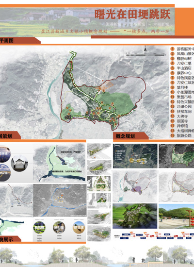 曙光在田埂跳跃