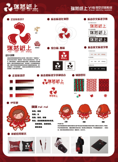 《瑞然纸上》延川剪纸VIS视觉形象系统