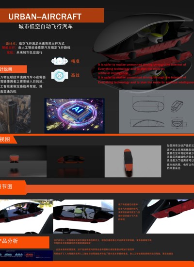 未来式城市低空飞行器