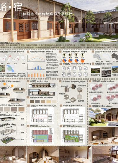 《佳县木头峪村“字”号院民宿改造设计》