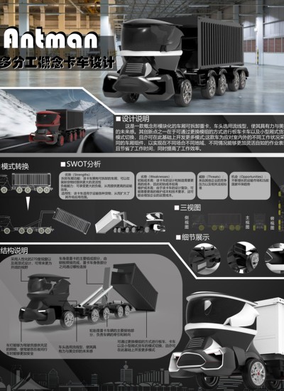 Antman 多分工概念卡车设计