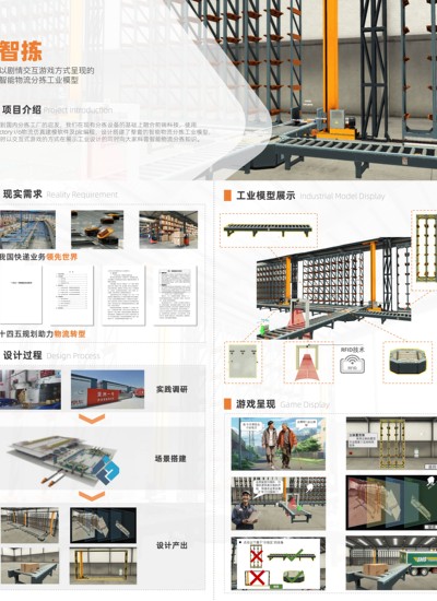《智拣》—基于factory i/o和西门子plc编程的智能物流分拣工业模型