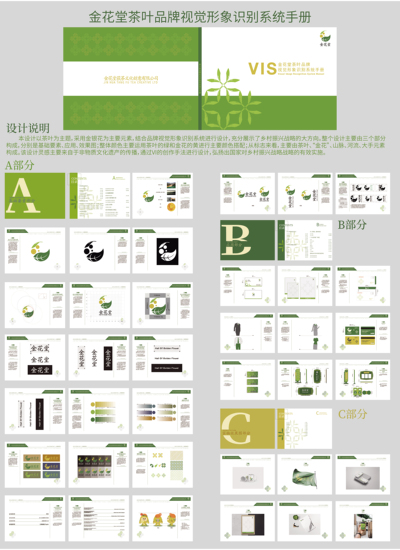 金花堂茶叶品牌视觉形象识别系统手册