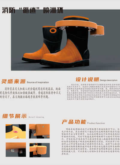 消防循迹喷淋环