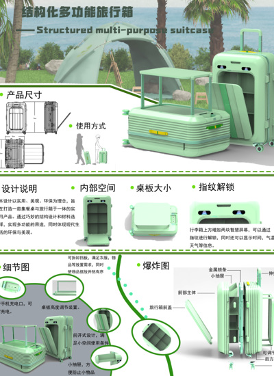 结构化多功能旅行箱