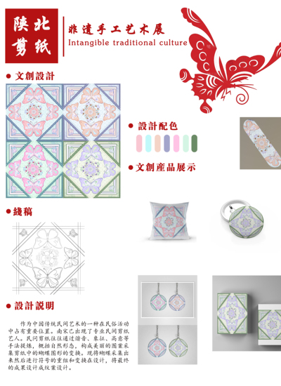 陕北剪纸文创设计