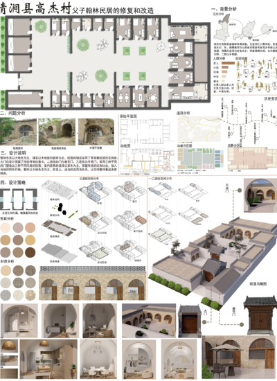清涧县高杰村父子翰林民居的修复和改造