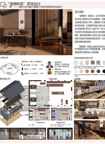 “浸酒煎茶”——基于乡村振兴背景下的休闲茶馆空间设计