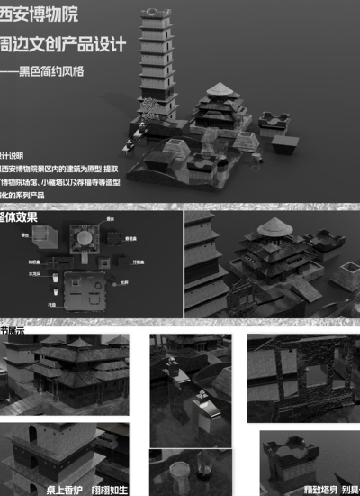 西安博物院周边延伸文创设计