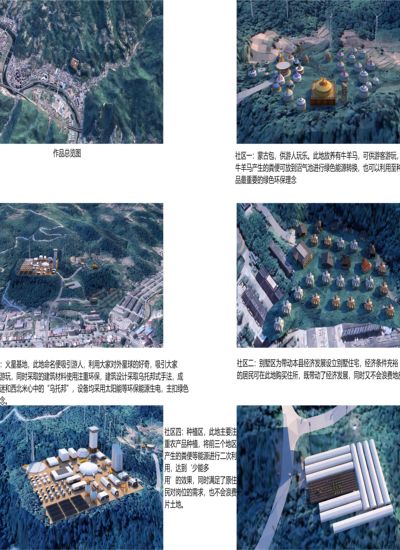 女娲故里-平利县绿色环保旅游社区设计