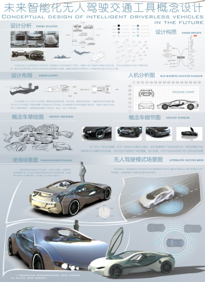 未来智能化无人驾驶交通工具概念设计