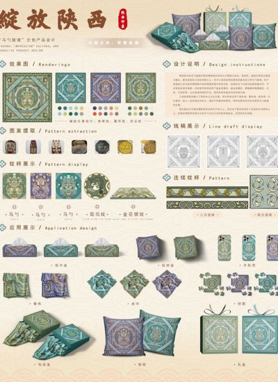 绽放陕西-灶火马勺文创设计