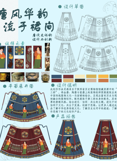 《唐风华韵，流于裙间》