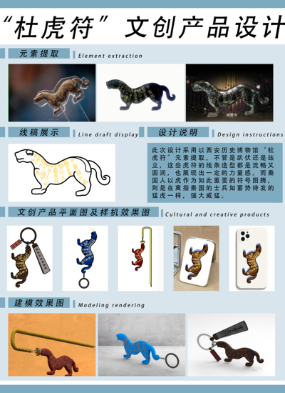 “杜虎符”文创产品设计