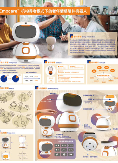 Emocare-机构养老模式下的老年情感陪伴机器人