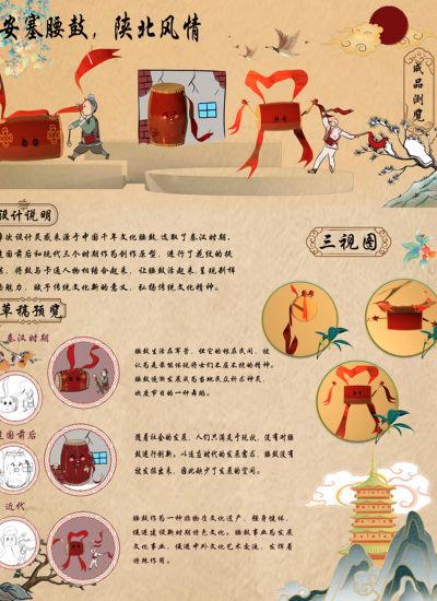 安塞腰鼓，陕北风情。