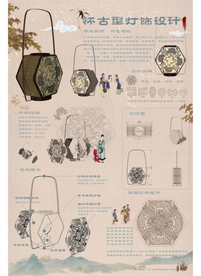 怀古型灯具设计