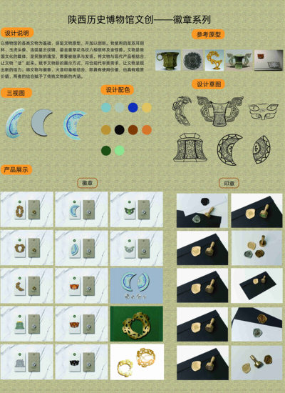 陕西历史博物馆文创——徽章系列