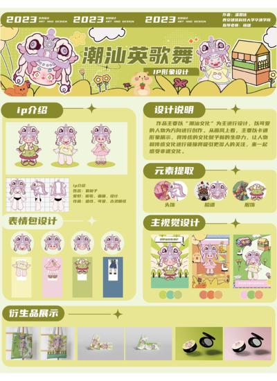 潮汕英歌舞IP形象设计