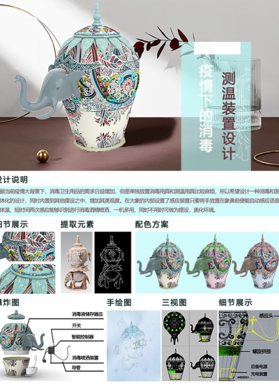 疫情下的消毒测温装置设计