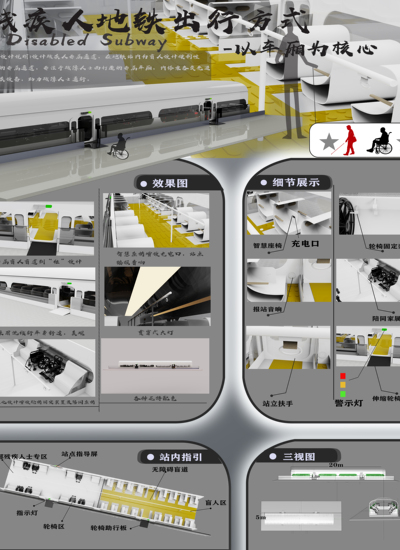 残疾人地铁出行方式——以车厢为核心