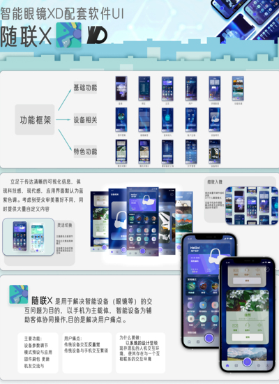 XD智能眼镜配套软件UI