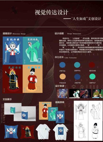 ''人生如戏''文创设计