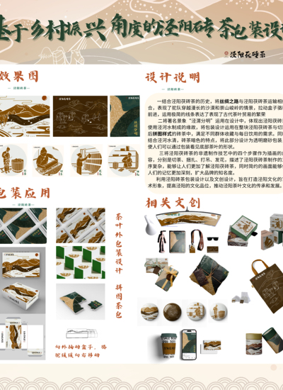 基于乡村振兴角度的泾阳砖茶包装文创设计