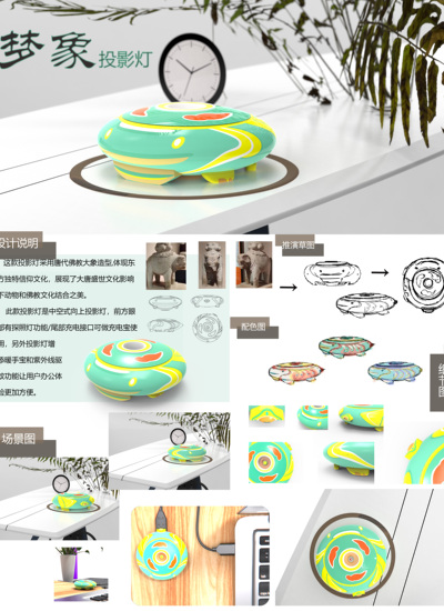 梦象多功能投影灯