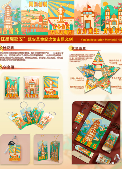 “红星耀延安”延安革命纪念馆文创设计